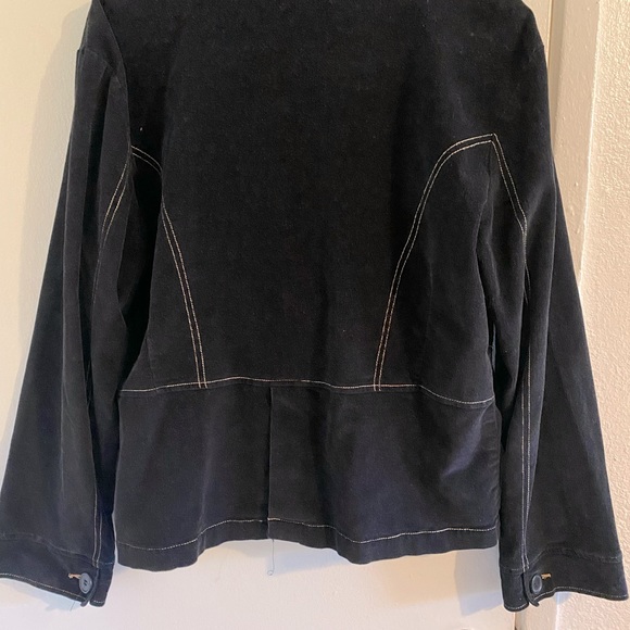 Tulle Black Corduroy Jacket/Coat. Plus size. Great condition. - Picture 5 of 11